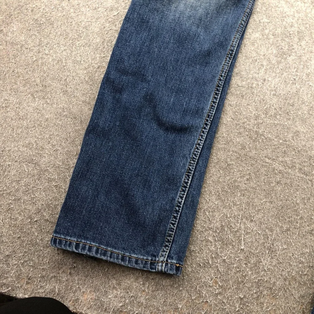 Levis 514 Jeans Mens 36x32 Blue Medium Wash Regular Straight Denim Pants Casual